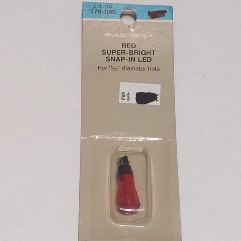 Radio Shack Red Super Bright Snap-In LED