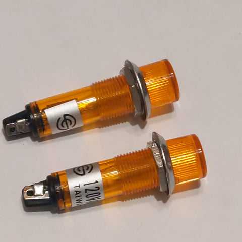 Radio Shack Amber Neon Lamps (Qty: 2), 120 VAC