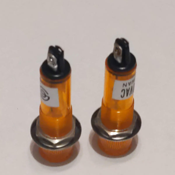 Radio Shack Amber Neon Lamps (Qty: 2), 120 VAC