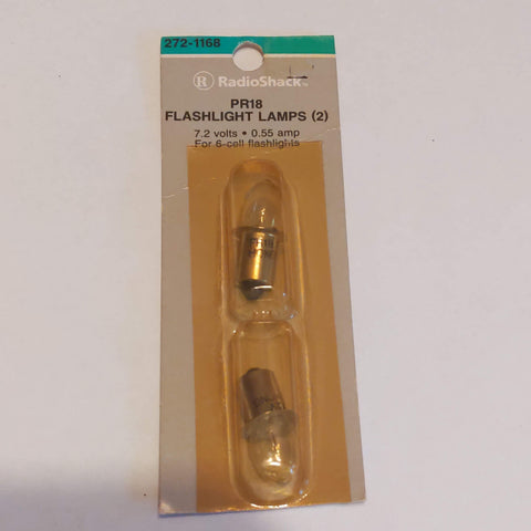 Radio Shack PR18 Flashlight Lamps (2 Pack)