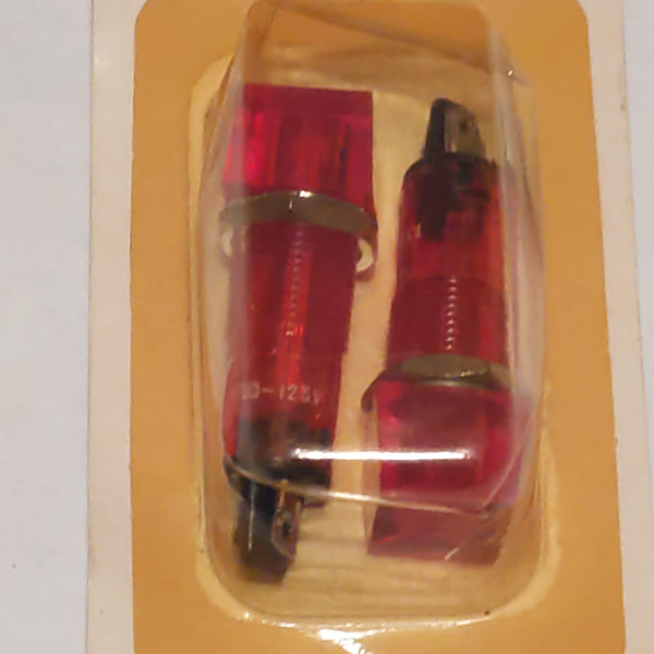 Radio Shack Red Neon 120 VAC Lamp Assemblies (Qty:2)