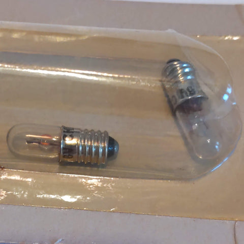 Radio Shack T-1 3/4 Miniature Lamps (QTY: 2) 6V, .1A, E5 Base