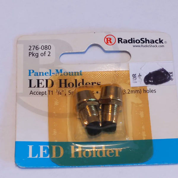 Radio Shack Panel Mount LED Holders (QTY: 2)