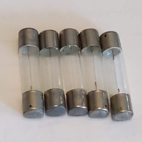 6V Fuse Lamps, Made in USA, Lot of 5