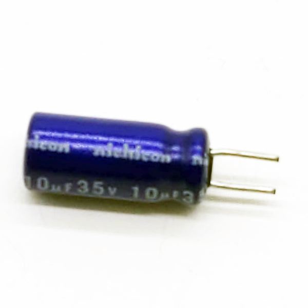 Nichicon Capacitors 10uf, 35V, Quantity: 10