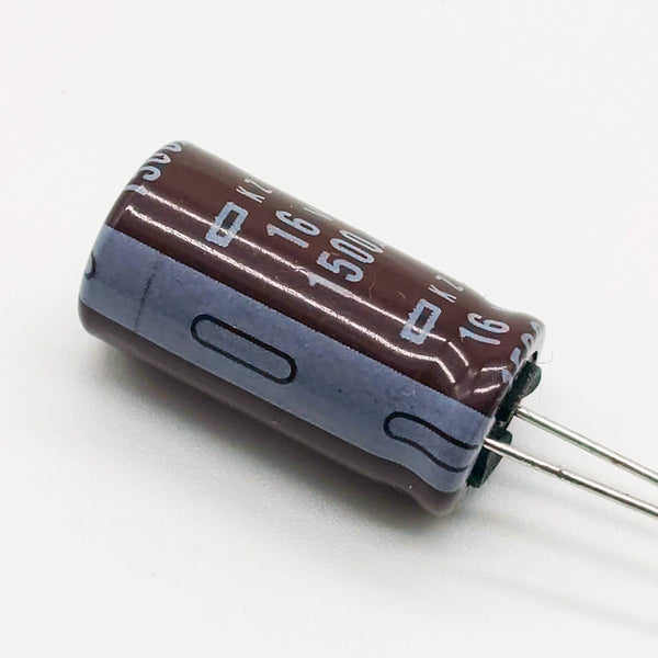 Nippon KZG 1500uf, 16V Radial Electrolytic Capacitors, Quantity: 10, USA Shipper