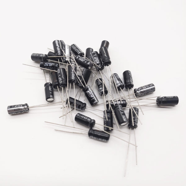 Matsushita Radial Capacitors, 50V 1uf, Qty:30+