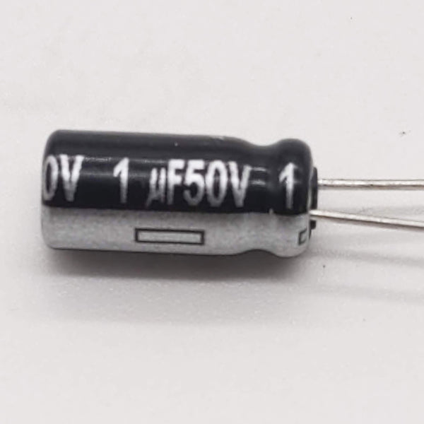 Matsushita Radial Capacitors, 50V 1uf, Qty:30+