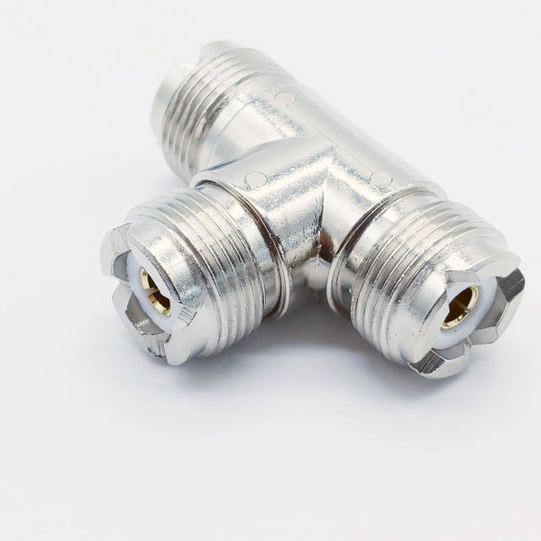 SO-239 (Female HF) T Connector, USA Shipper