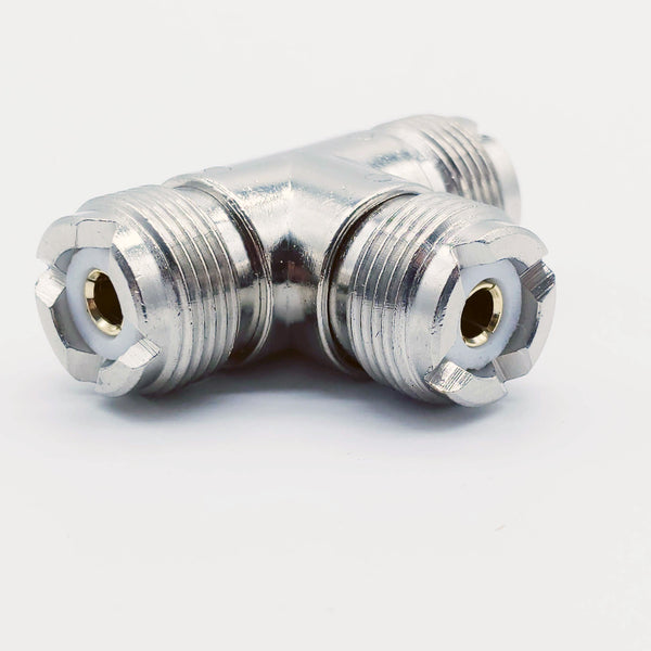 SO-239 (Female HF) T Connector, USA Shipper