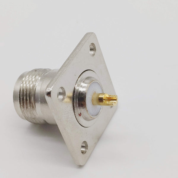 Type N Female Panel Mount Connector, Gold Contacts, USA Shipper