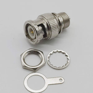 BNC Male Panel Mount Connector, Gold Contacts, USA Shipper