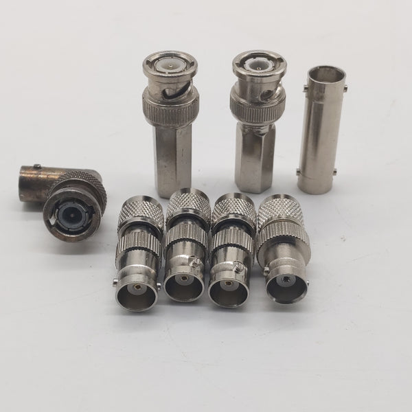 BNC Adapters, Lot of 10, See Listing For Description