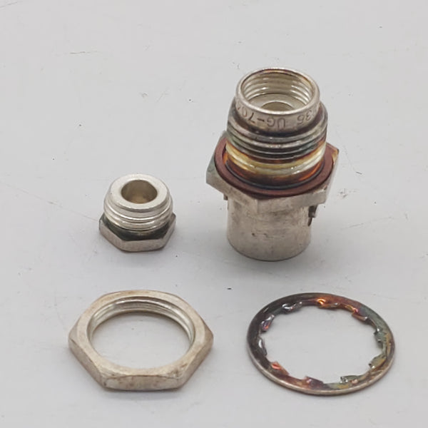 Kings USA Type C Female RF Bulkhead Connector UG-704A/U