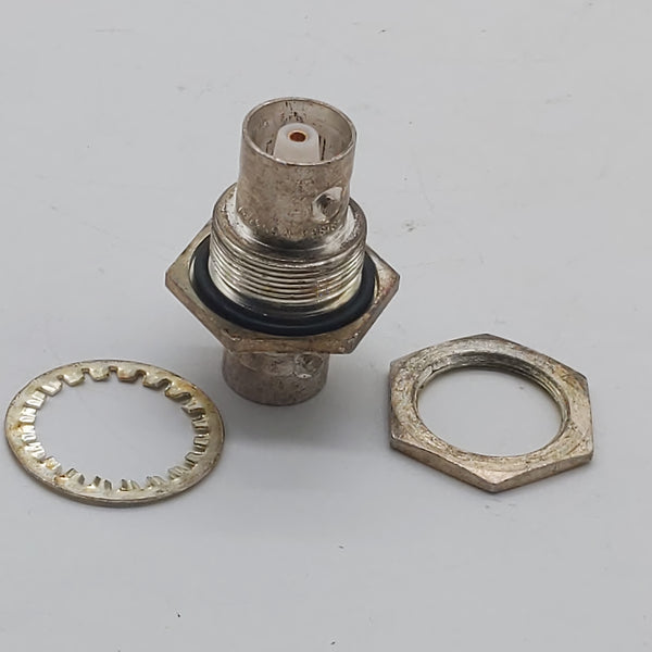 Type C Female To Type C Female Bulkhead, Silver, Mil-Spec