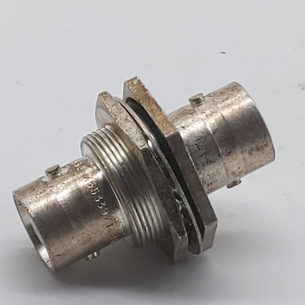 Type C Female To Type C Female Bulkhead, Silver, Mil-Spec