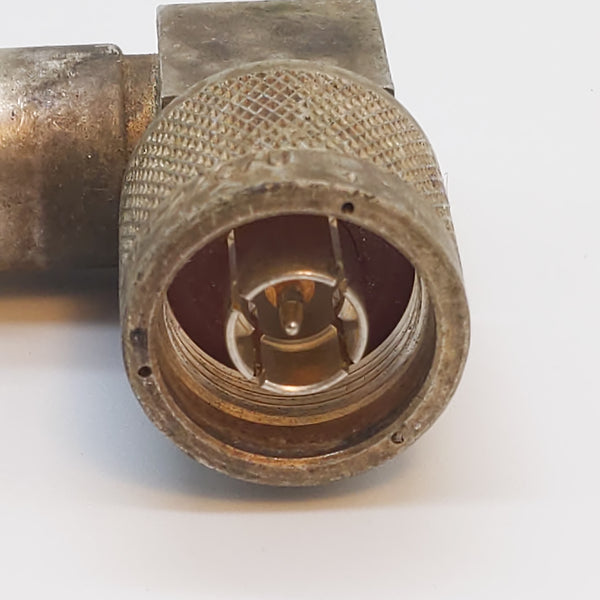 BNC Male To BNC Female Right Angle Adapter, USA, Silver