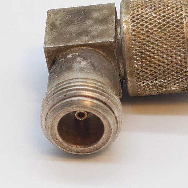 BNC Male To BNC Female Right Angle Adapter, USA, Silver