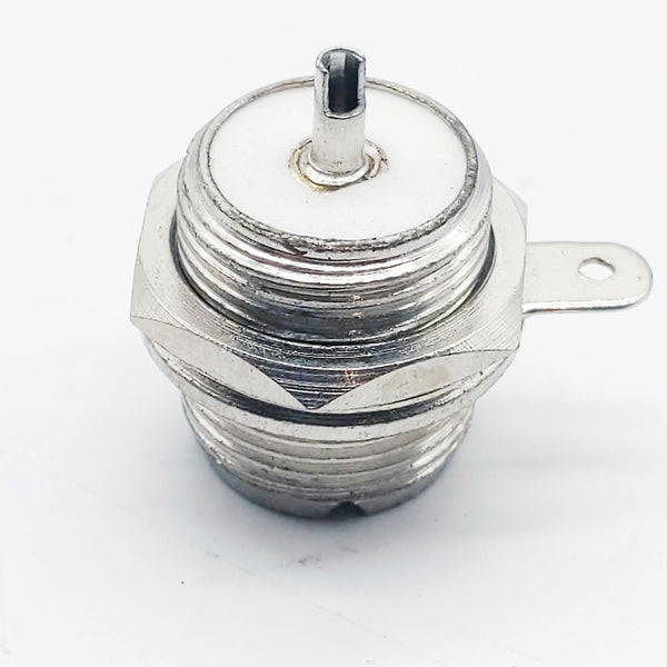 SO-239 (UHF Female) Connector, Round Hole Panel/Chassis Mount
