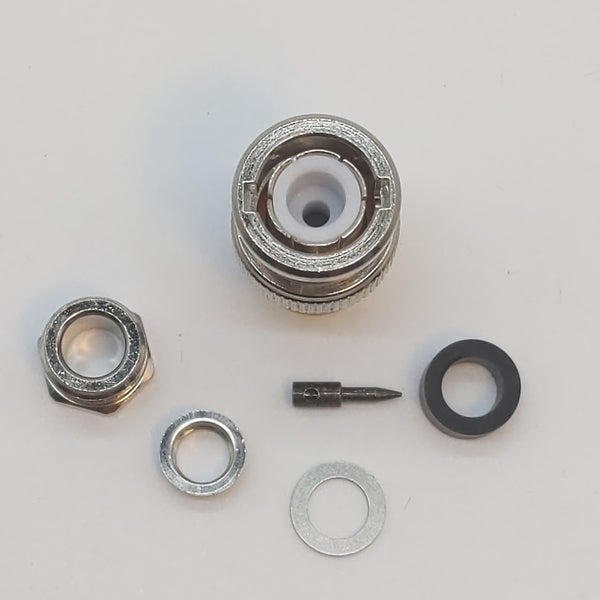 USA-Made BNC-Male Cable End Connector, UG-88/U