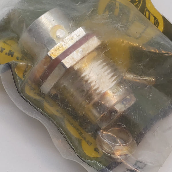 Kings 91836 UG-631/U Type C Female Bulkhead Connector, Silver, USA