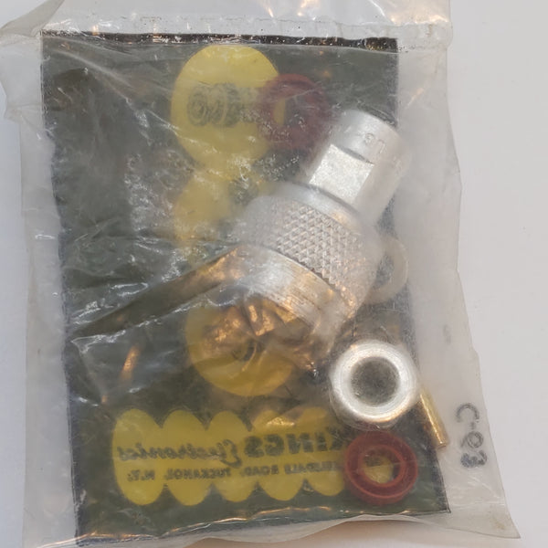 Kings UG-709B/U USA Type C Male Straight Plug, Made In USA