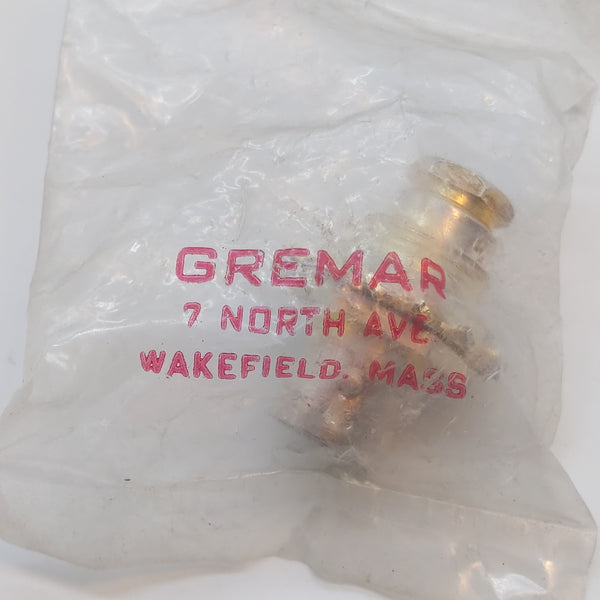 Gremar UG-704A/U Type C Female Bulkhead (Panel-Mount) Connector, Silver