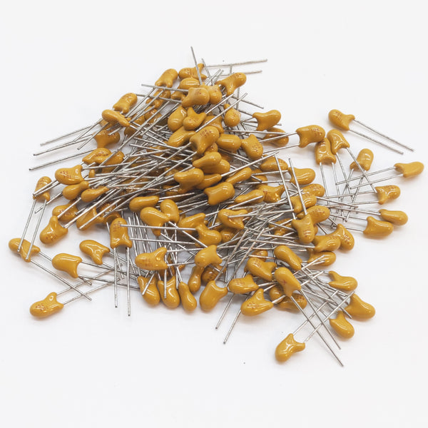 .1uf 10 Tantalum Capacitors, Radial, 35V Qty: 122