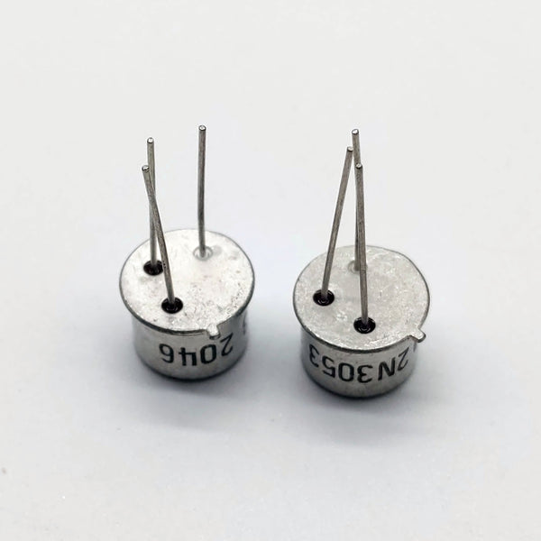 QTY: 2, 2N3053 NPN BJT TO-39-3 5W Transistor