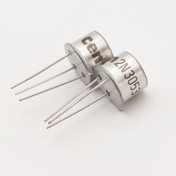QTY: 2, 2N3053 NPN BJT TO-39-3 5W Transistor