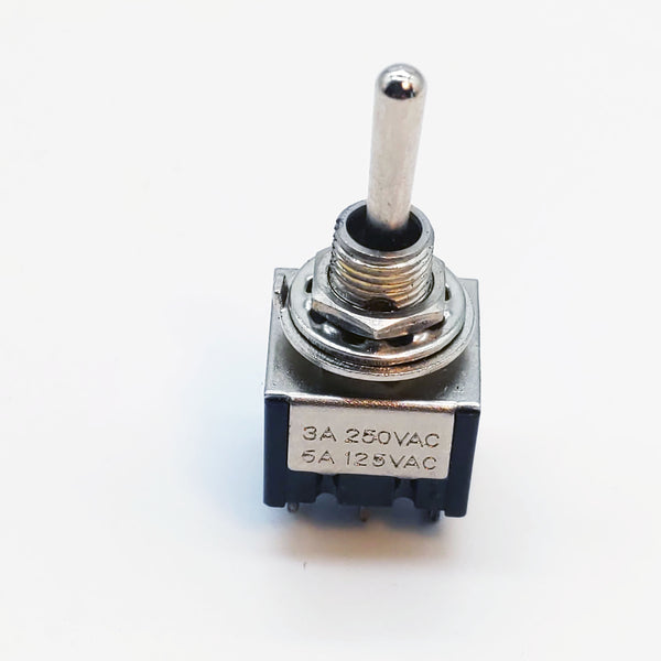 Mini Toggle Switch, 5A, 125VAC, SPDT, Open Box