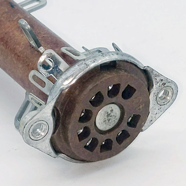 Vector Turret 9 Pin Tube Socket, NOS