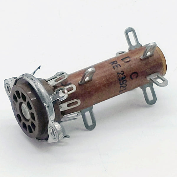 Vector Turret 9 Pin Tube Socket, NOS