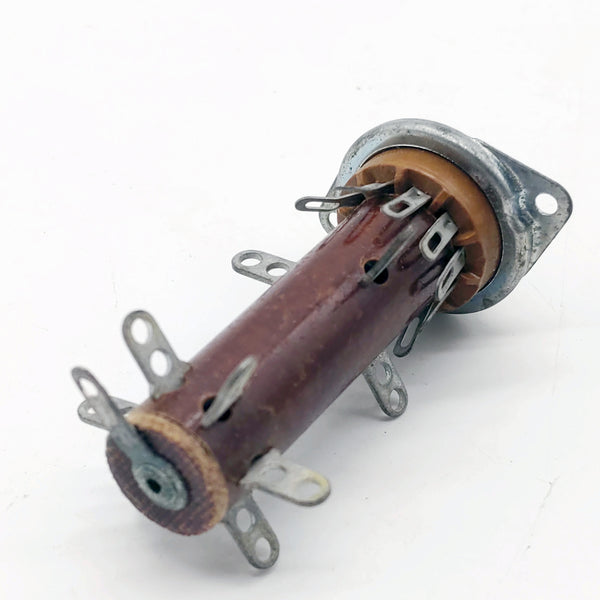 Cinch 9 Pin Turret Tube Socket, NOS