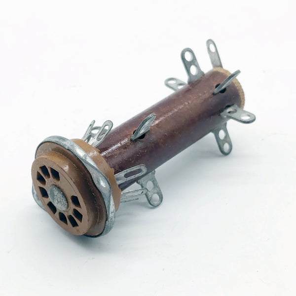 Cinch 9 Pin Turret Tube Socket, NOS