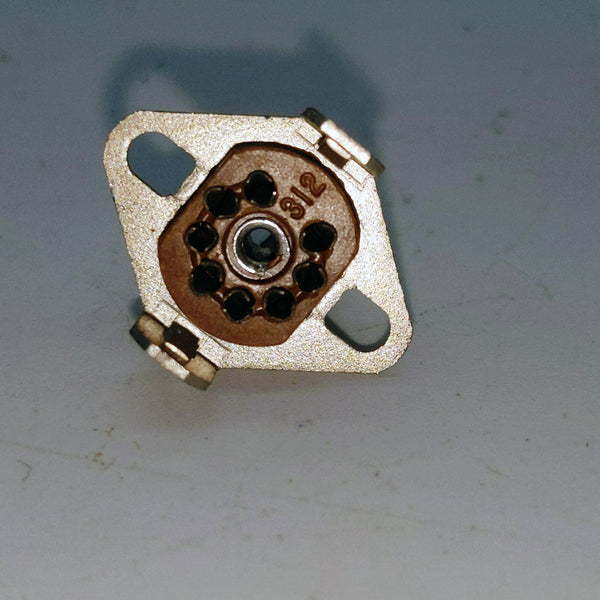 Used Vacuum Tube Socket, Qty: 17, See Photos