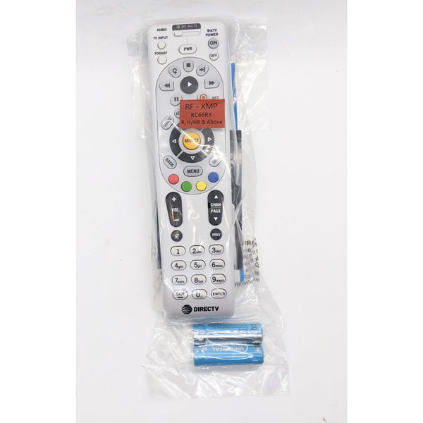 Universal AT&T/DirecTV TV Remote, New, With Batteries, Model RC66RX