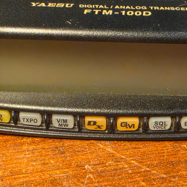 Yaesu FTM-100DR Transceiver, No Mic, Sold For Parts Or Repair Only