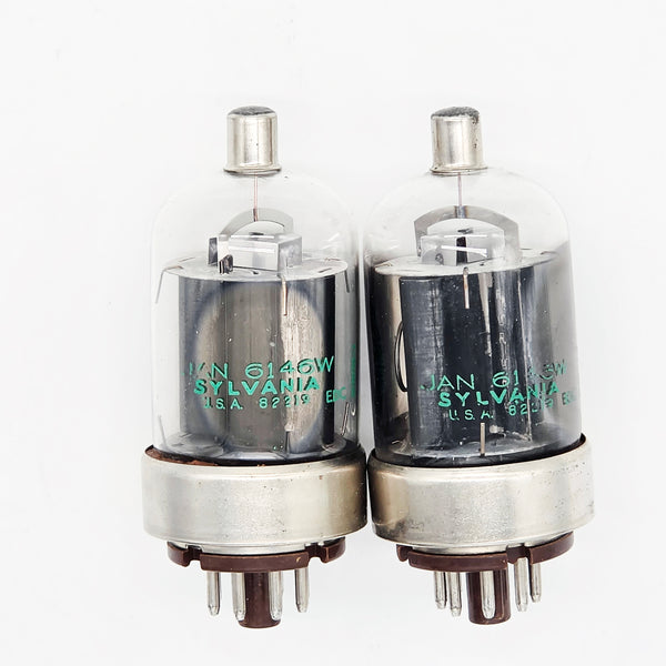 6146W JAN Sylvania Vacuum Tube (aka 7212), MATCHED PAIR,  Hickok Tested