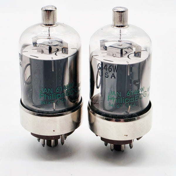 6146W JAN Phillips ECG Vacuum Tube (aka 7212), MATCHED PAIR,  Hickok Tested