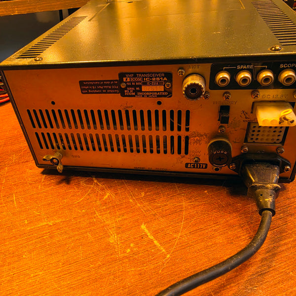 Icom IC-251A 2M Transceiver, Parts Or Repair Only