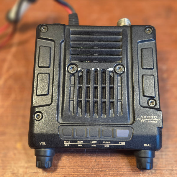 Yaesu FT-1500M 2 Meter Mobile Transceiver, New Mic, See Video