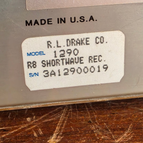 Drake R8 Communications Receiver, Made in USA