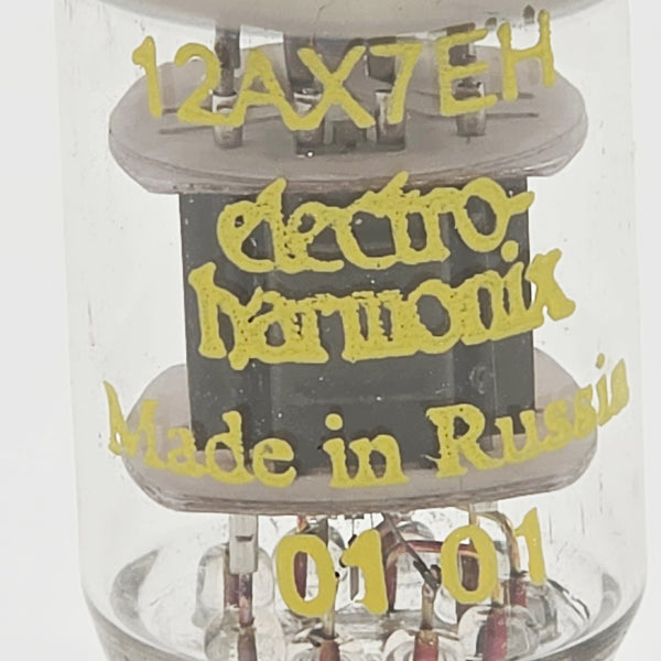 One Electro Harmonix 12AX7 Tube, NEW,  Russian, Hickok Tested