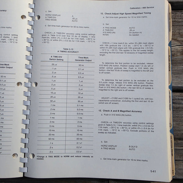 Tektronix 466 Oscilloscope Service Manual, For SN B200000 And Up