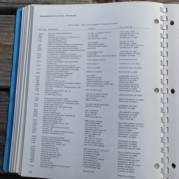 Tektronix 466 Oscilloscope Service Manual, For SN B200000 And Up