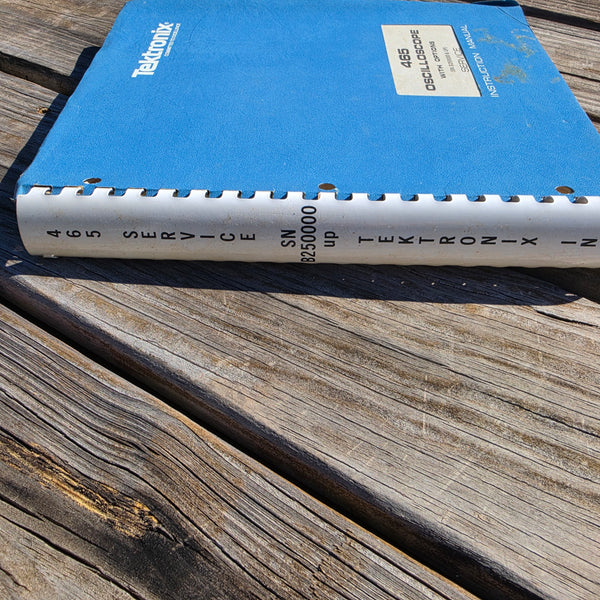 Tektronic 465 Oscilloscope (SN B25000 and Up) Service Manual
