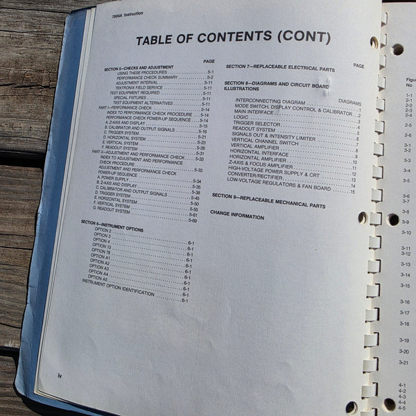 Tektronix 7904A Oscilloscope Instruction Manual, 070-4593-00