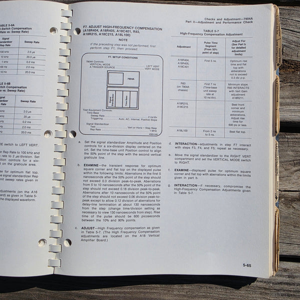Tektronix 7904A Oscilloscope Instruction Manual, 070-4593-00