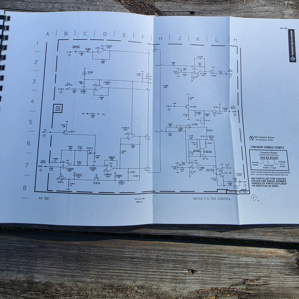 Tektronix AA501 Distortion Analyzer Instruction Manual, Clean